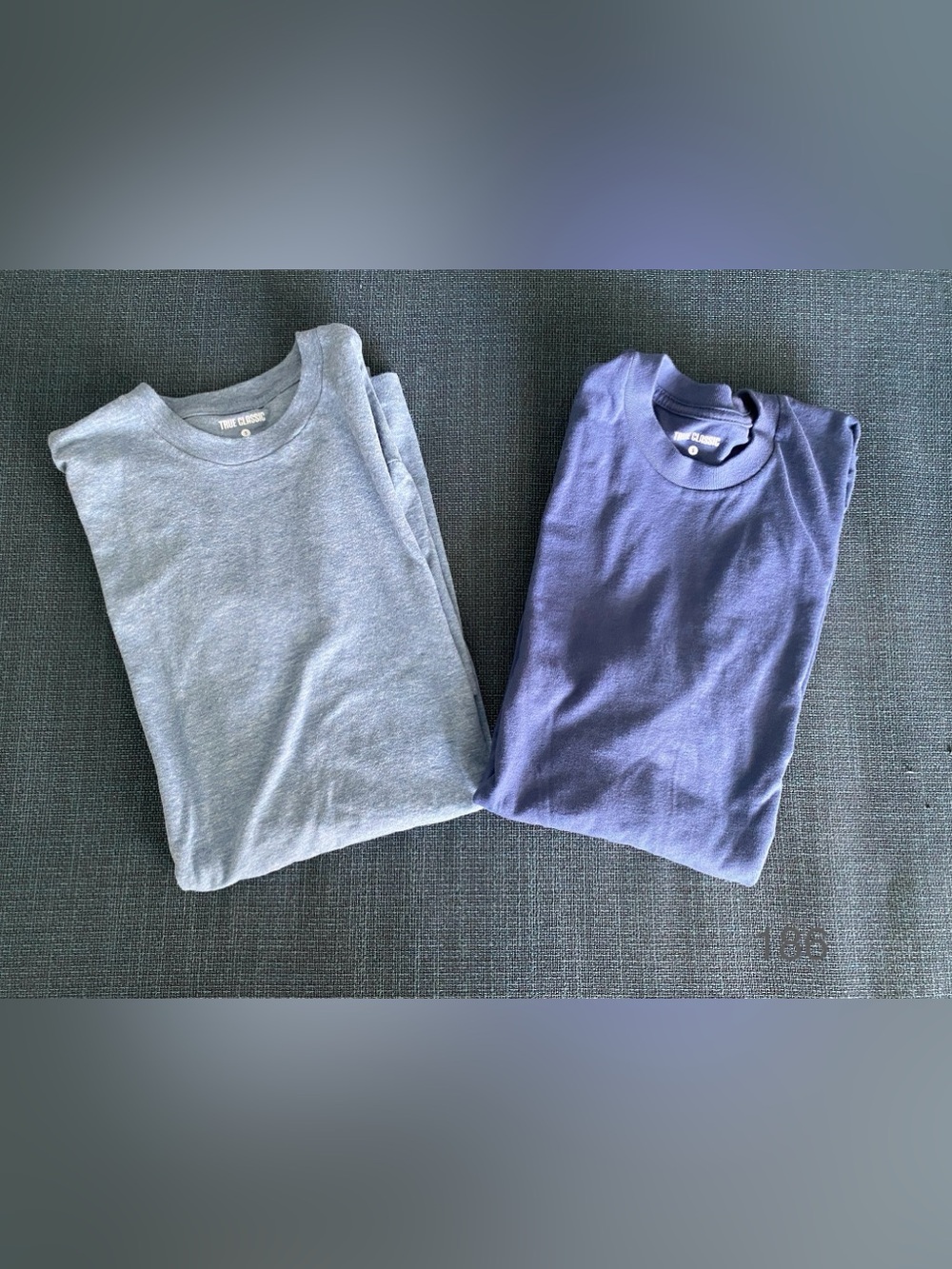 True Classic Men's Crewneck Tees - Blue & Light Blue